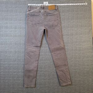 American Eagle Men's Jeans Gray Denim Skinny Fit Stretch Size 28x30